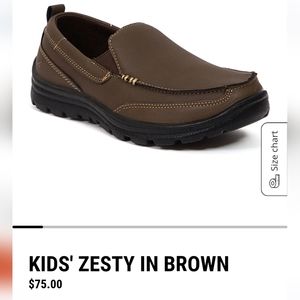 NWOT Deer Stags "Zesty" Slip-On, Moccasin Style Shoe, Size 11 Little Kids